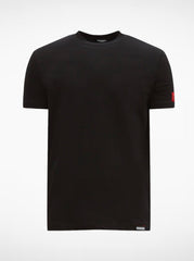 Dsquared2 Zwart T-shirt met Red Logo