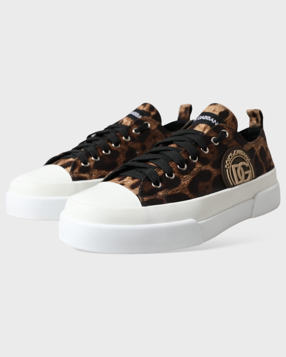 Dolce & Gabbana Bruine Luipaard Sneakers