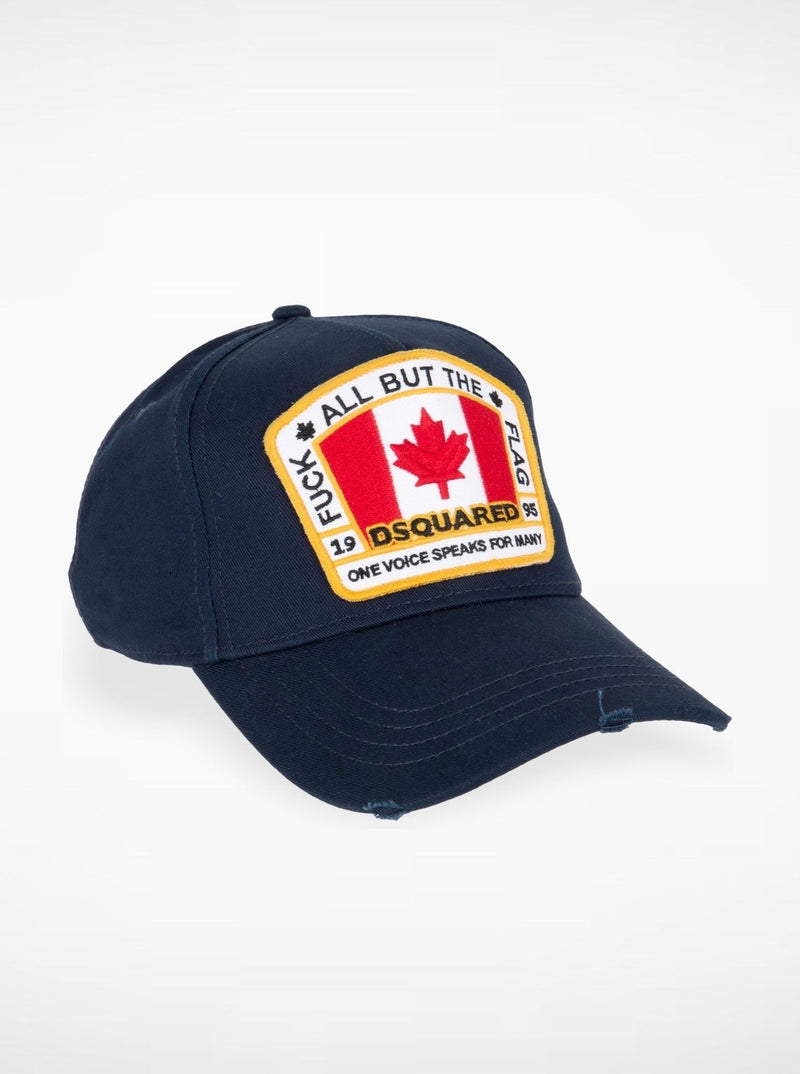 Dsquared2 Cap Blue With Flag Logo