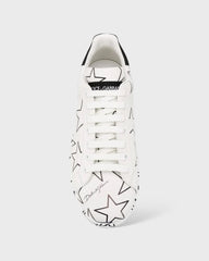 Dolce & Gabbana Witte Leren Sneakers met Sterren