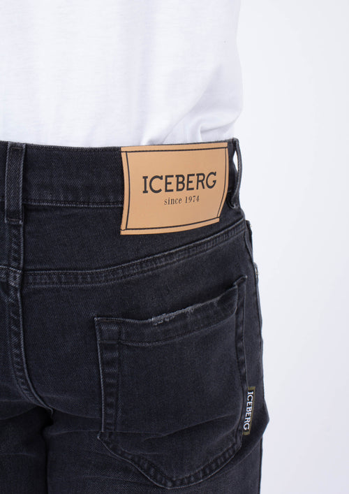 Iceberg 5 pocket Jeans Black
