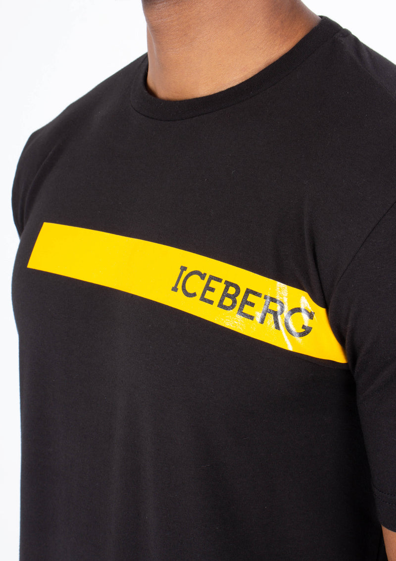 Iceberg T-shirt Yellow Line