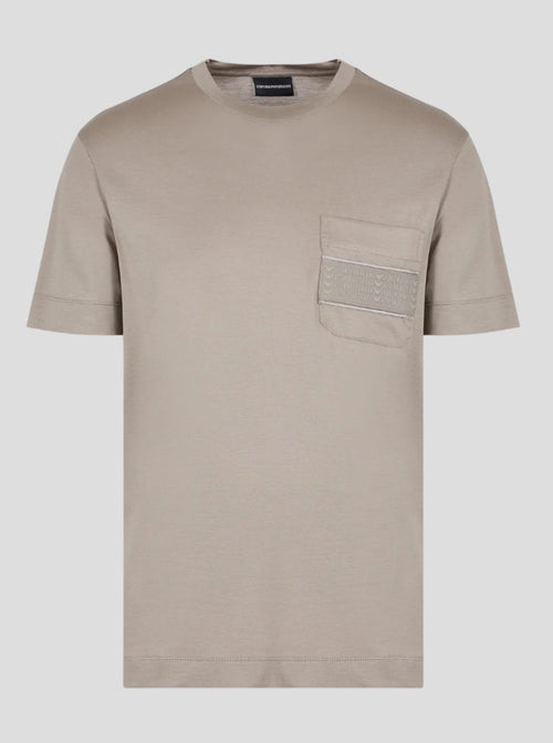 Emporio Armani Greige Pocket Shirt