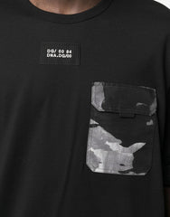 Dolce & Gabbana Black Camouflage Cotton Crewneck T-shirt