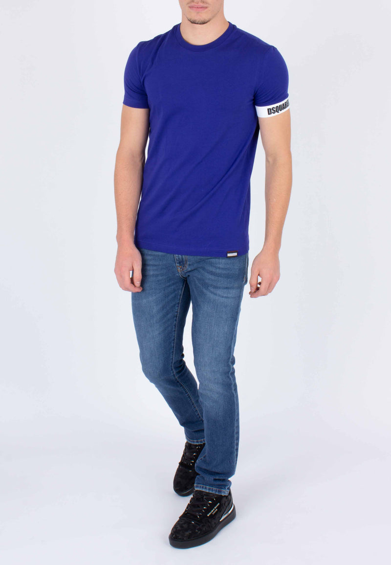 Dsquared2 T-shirt Blue With logoband