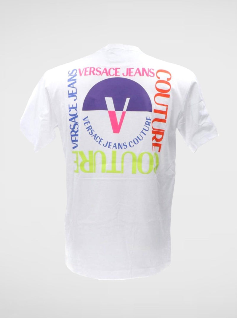 Versace Jeans Couture R Square V Emblem T-Shirt White