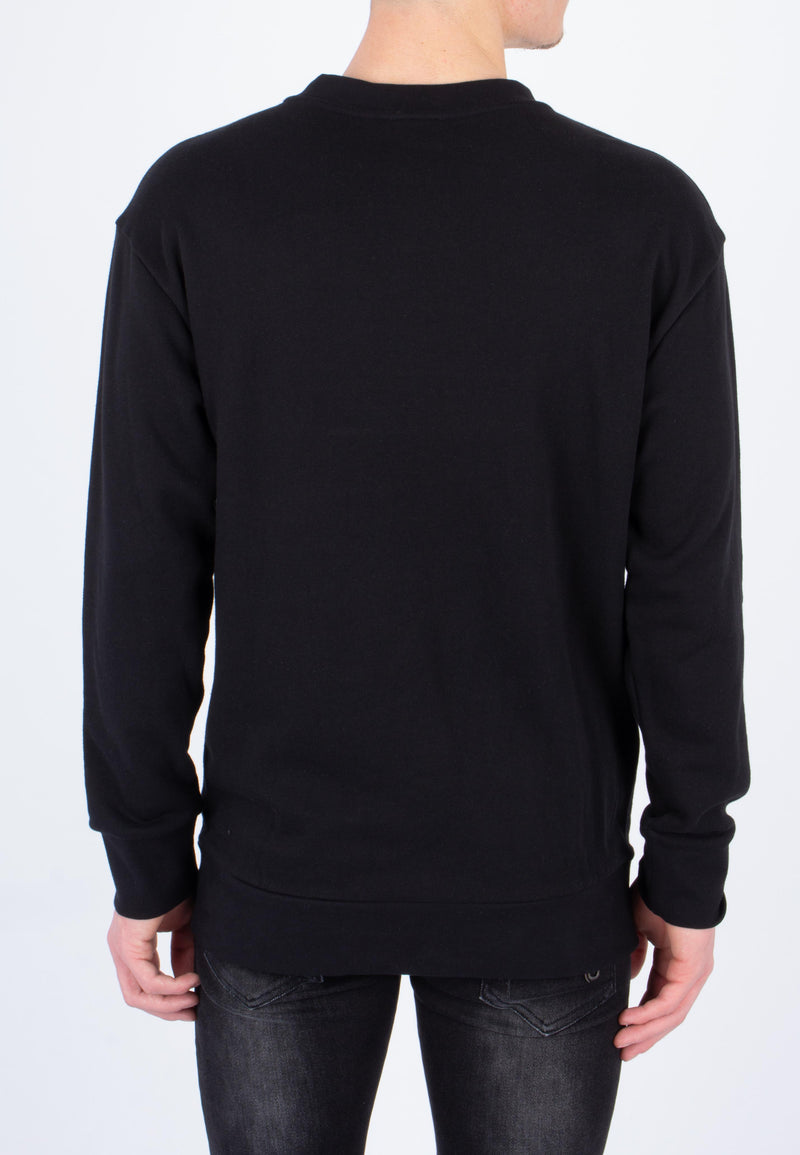 Emporio Armani sweater met logo zwart