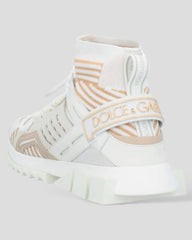 Dolce & Gabbana Wit Beige Sneakers
