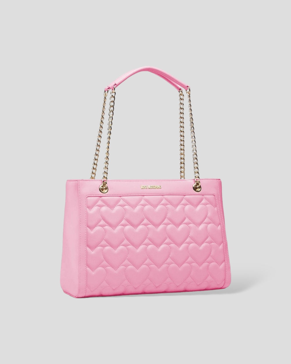 Love Moschino Pink Artificial Leather Shoulder Bag