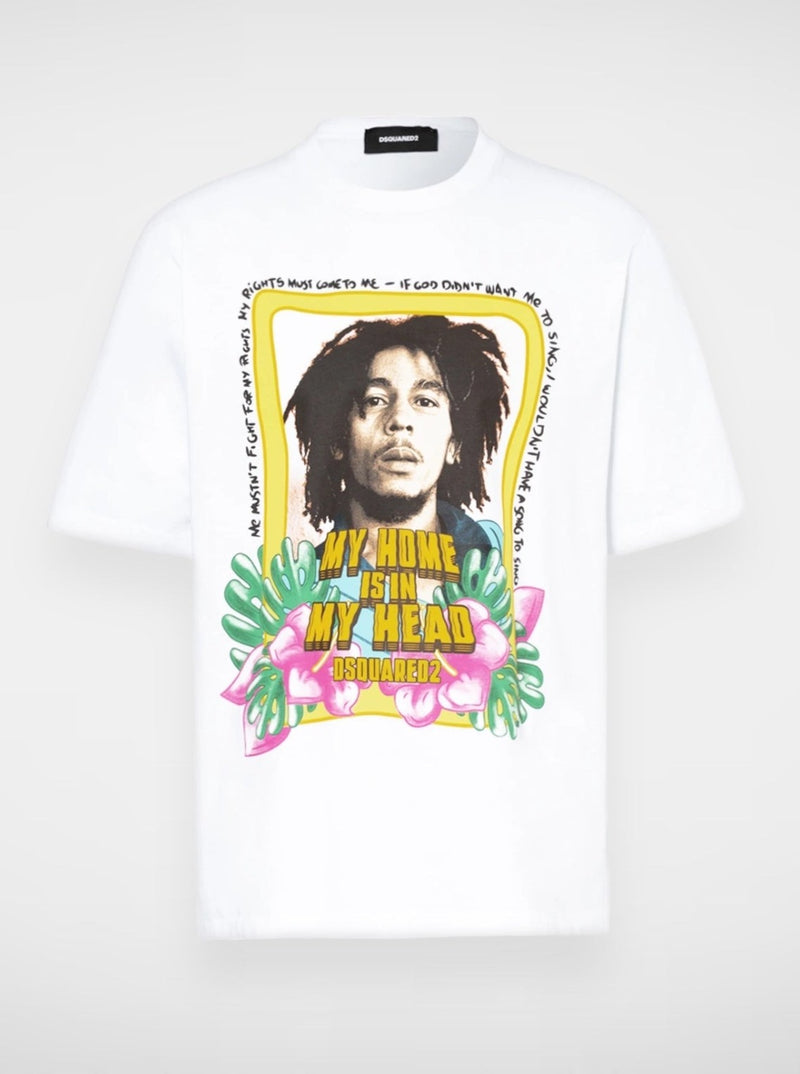 Dsquared2 Oversized Bob Marley T-shirt
