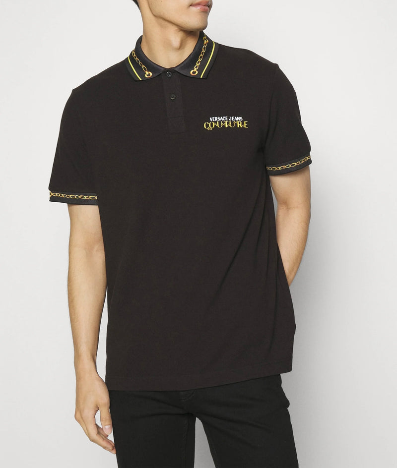 Versace Jeans Couture Polo Chain Black