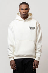 Equalité Front runner Oversized Hoodie Off-white
