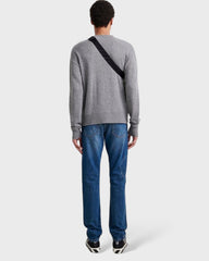 Off-White Gray Wool Sweater