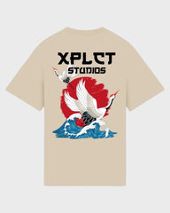 XPLCT Studios Waves Tee Beige