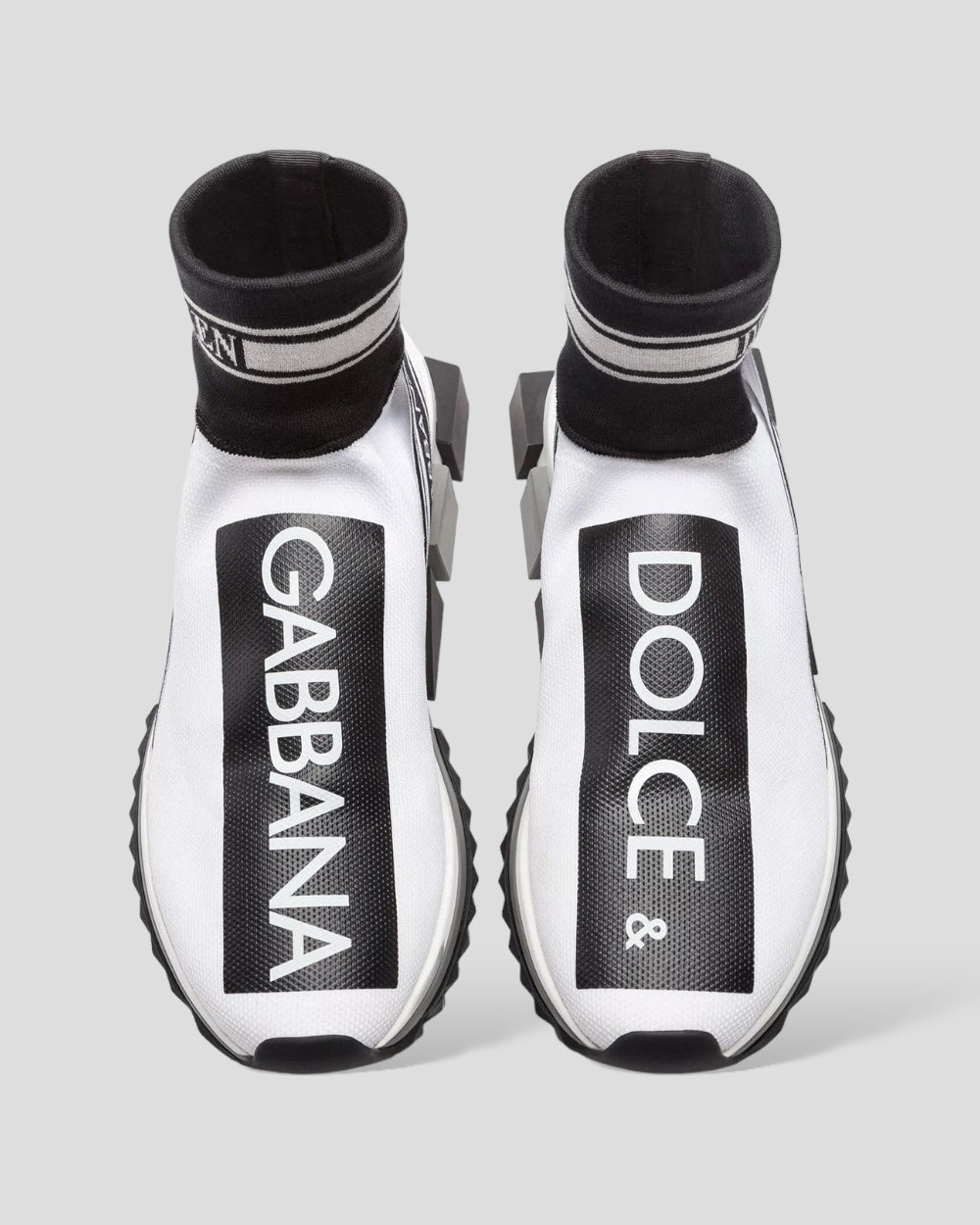 Dolce & Gabbana Wit Sokken Sneakers