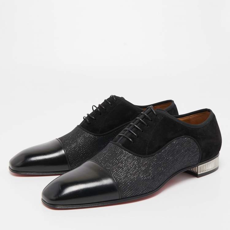 Christian Louboutin Black Met Greggo Flat Shoes