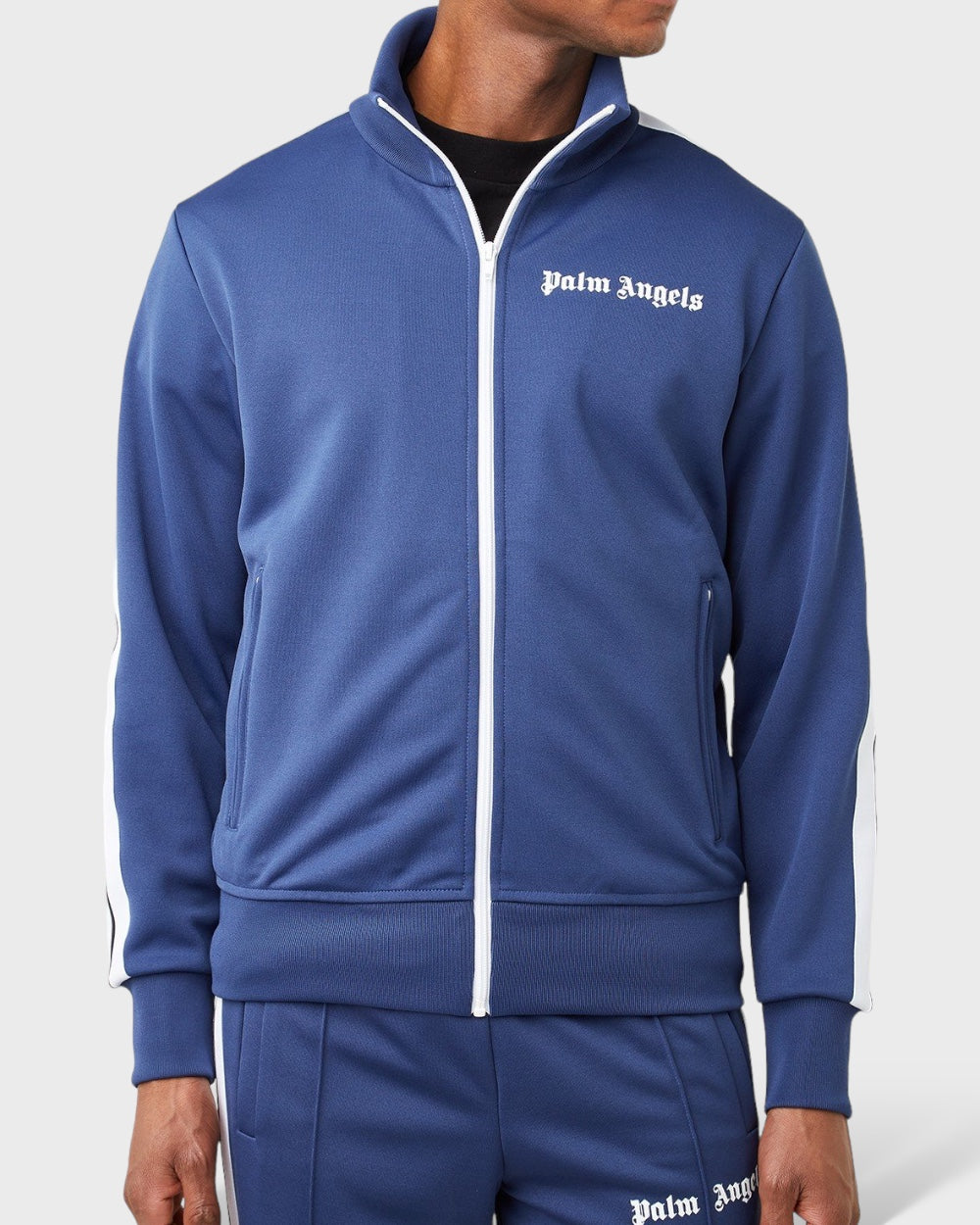 Palm Angels Blue Polyester Sweater