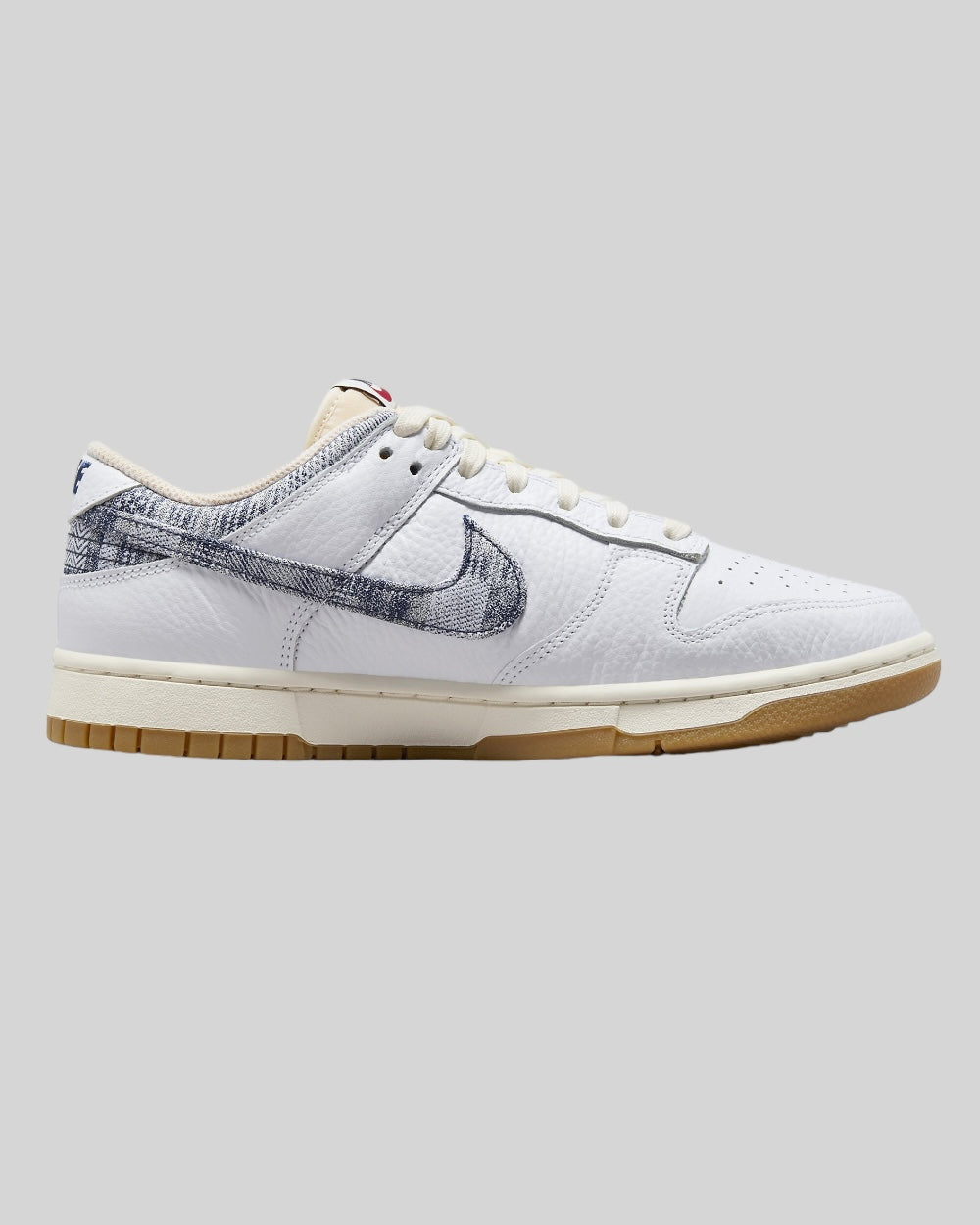 Nike Dunk Low White Gym Red Sail Midnight Navy Heren Sneakers