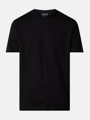 Emporio Armani Bedrukt Zwart T-shirt
