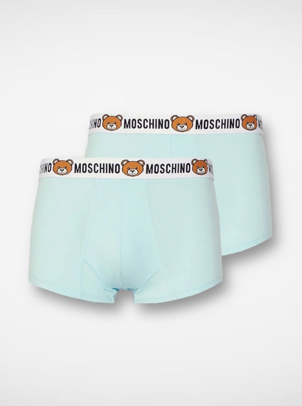 Moschino Double Pack Boxer Blue