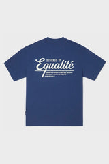 Equalité Alexis Übergroßes T-Shirt Marineblau