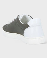 Dolce & Gabbana Wit Groene Leren Sneakers