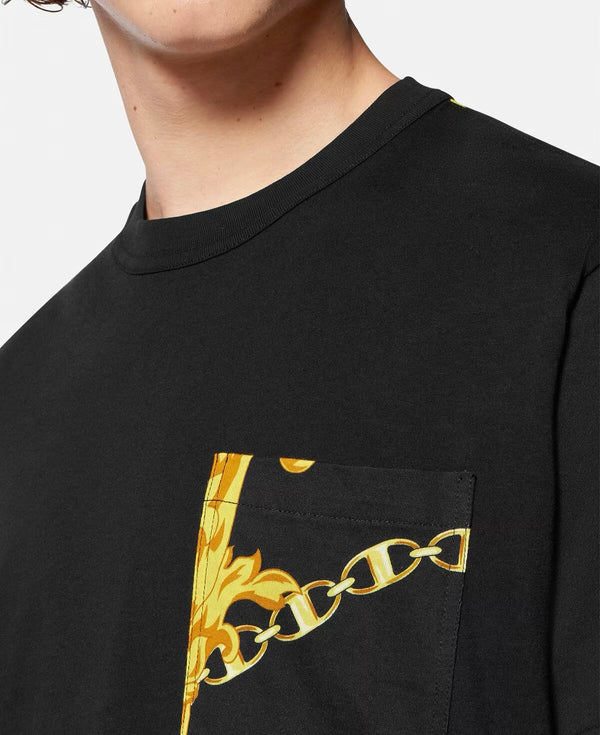 Versace Jeans Couture Pocket Print Chain T-shirt