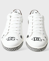 Dolce & Gabbana Witte Leren "Love" Casual Sneakers