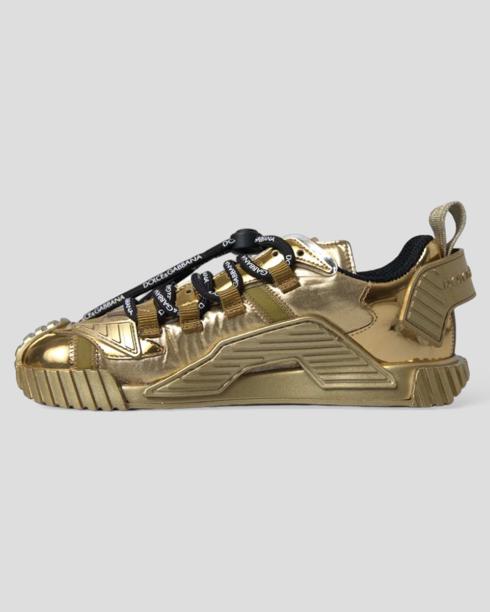 Dolce & Gabbana Metallic Gold NS1 Sneakers