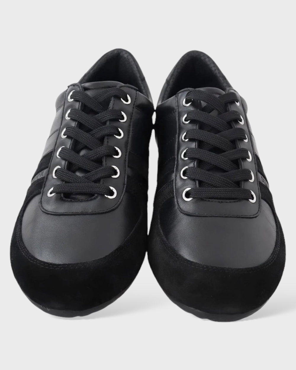 Dolce & Gabbana Zwarte Leren Casual Sneakers