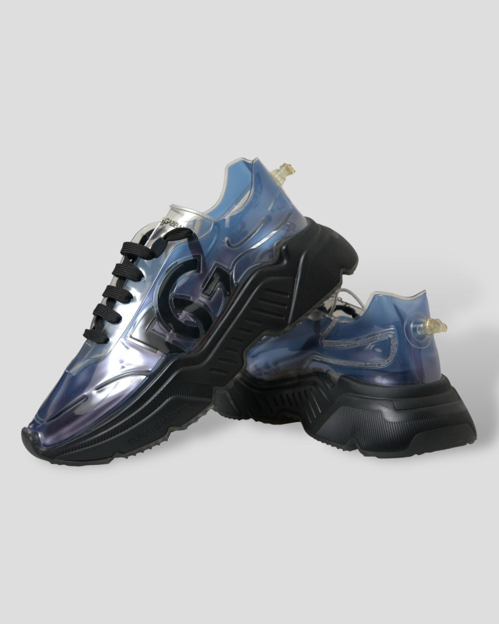 Dolce & Gabbana Blauwe Opblaasbare Rubberen Daymaster Sneakers
