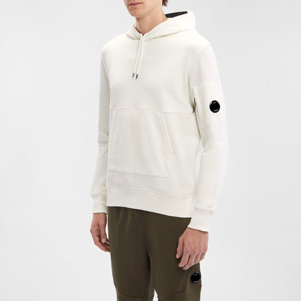 C.P. Company basic hoodie white