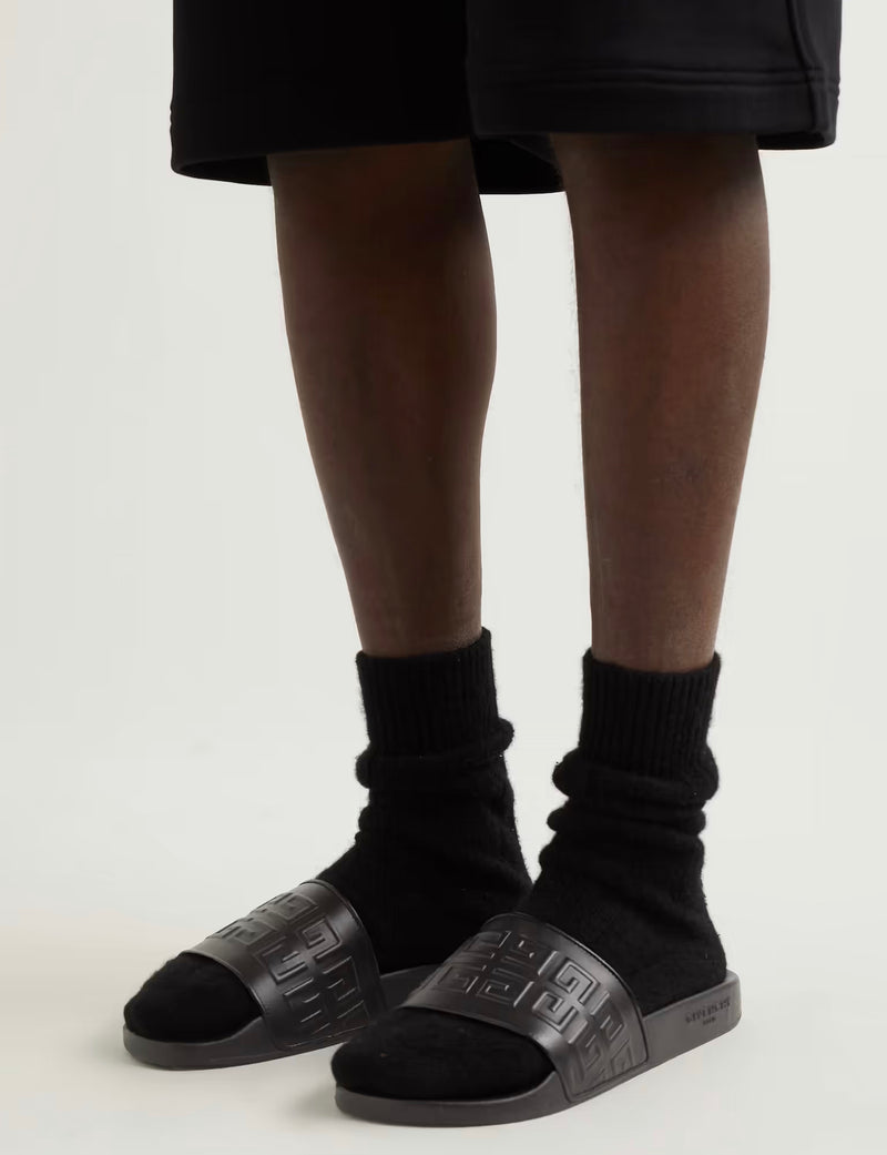 Givenchy Slippers met all over logo