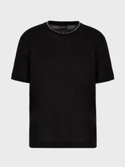Emporio Armani Black Neck T-shirt