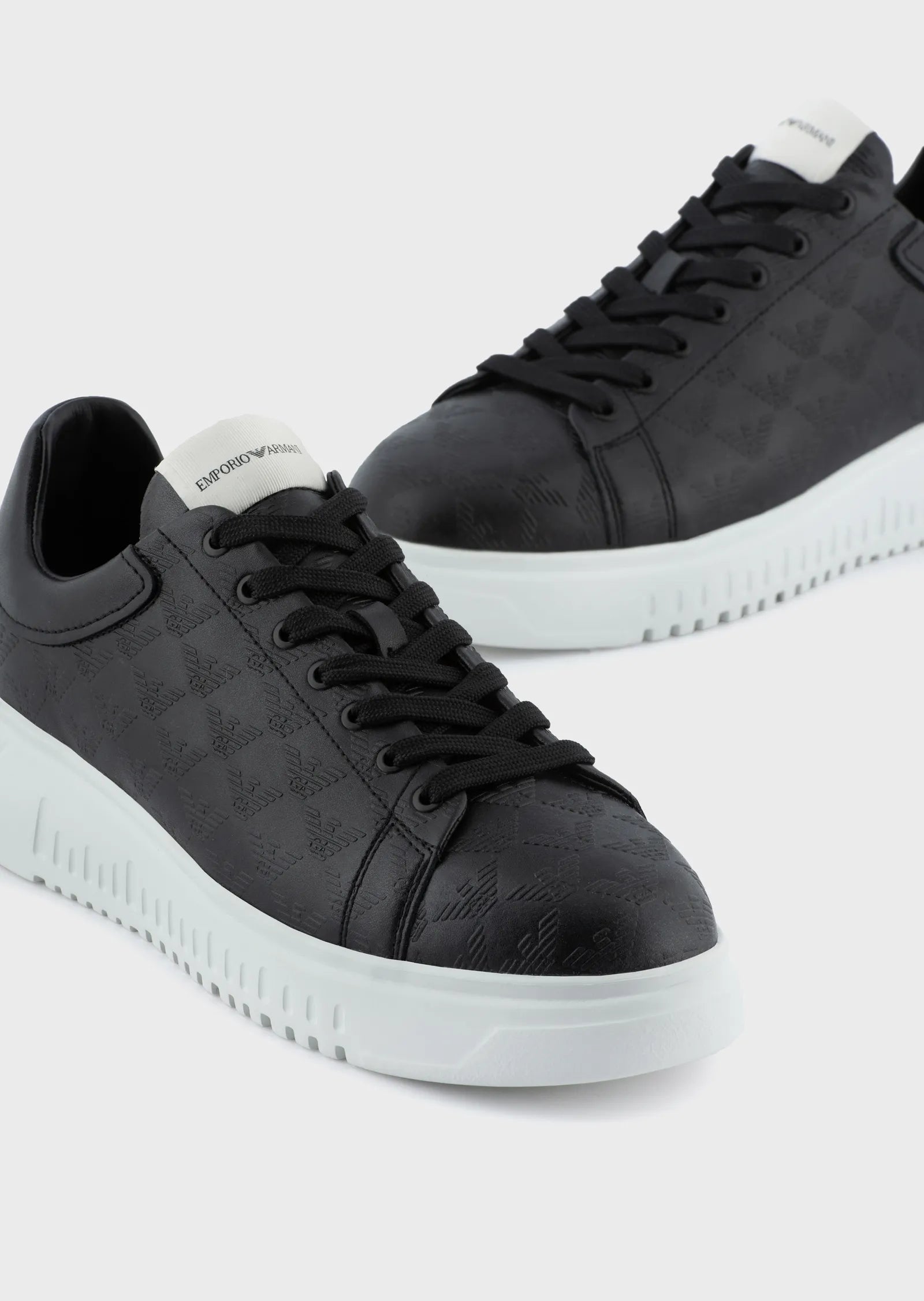 Emporio Armani Sneaker Leather Black