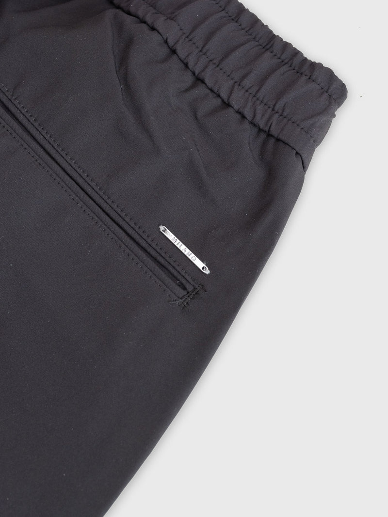 Mersino Milano Edition Black Drawstring Trousers