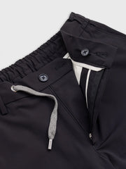 Mersino Milano Edition Navy Blue Drawstring Trousers