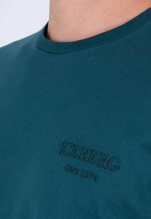 Iceberg T-shirt Petrolio