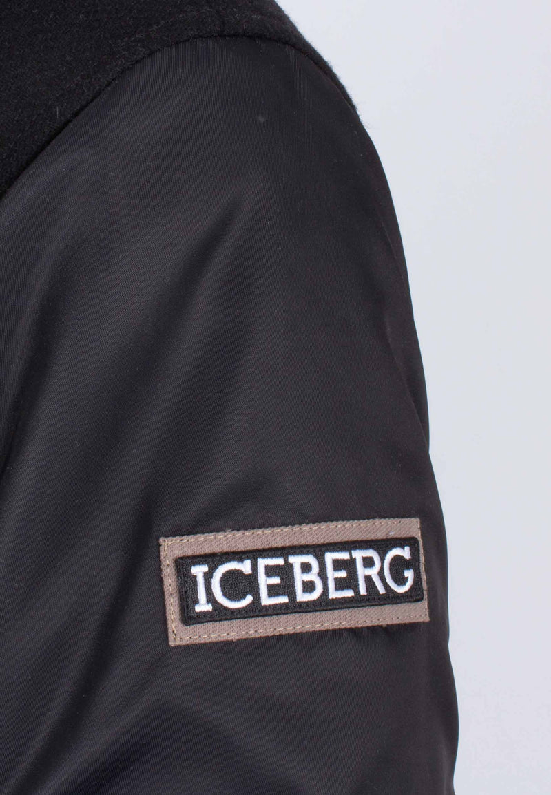 Iceberg Bomber Jacket Giubbotto Black
