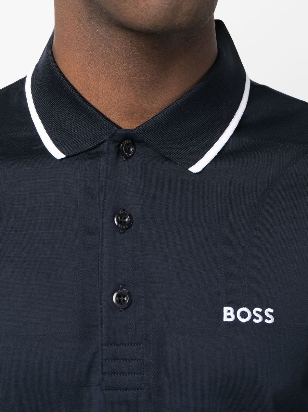 Hugo Boss Blauwe Polo