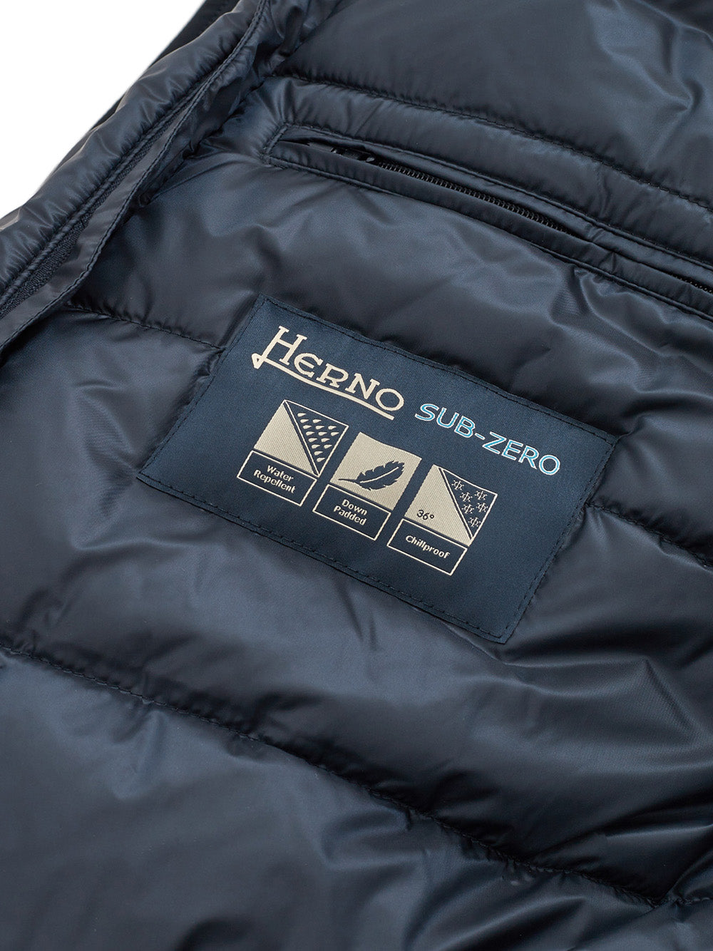 Herno Quilted Coat in Tech Fabric
