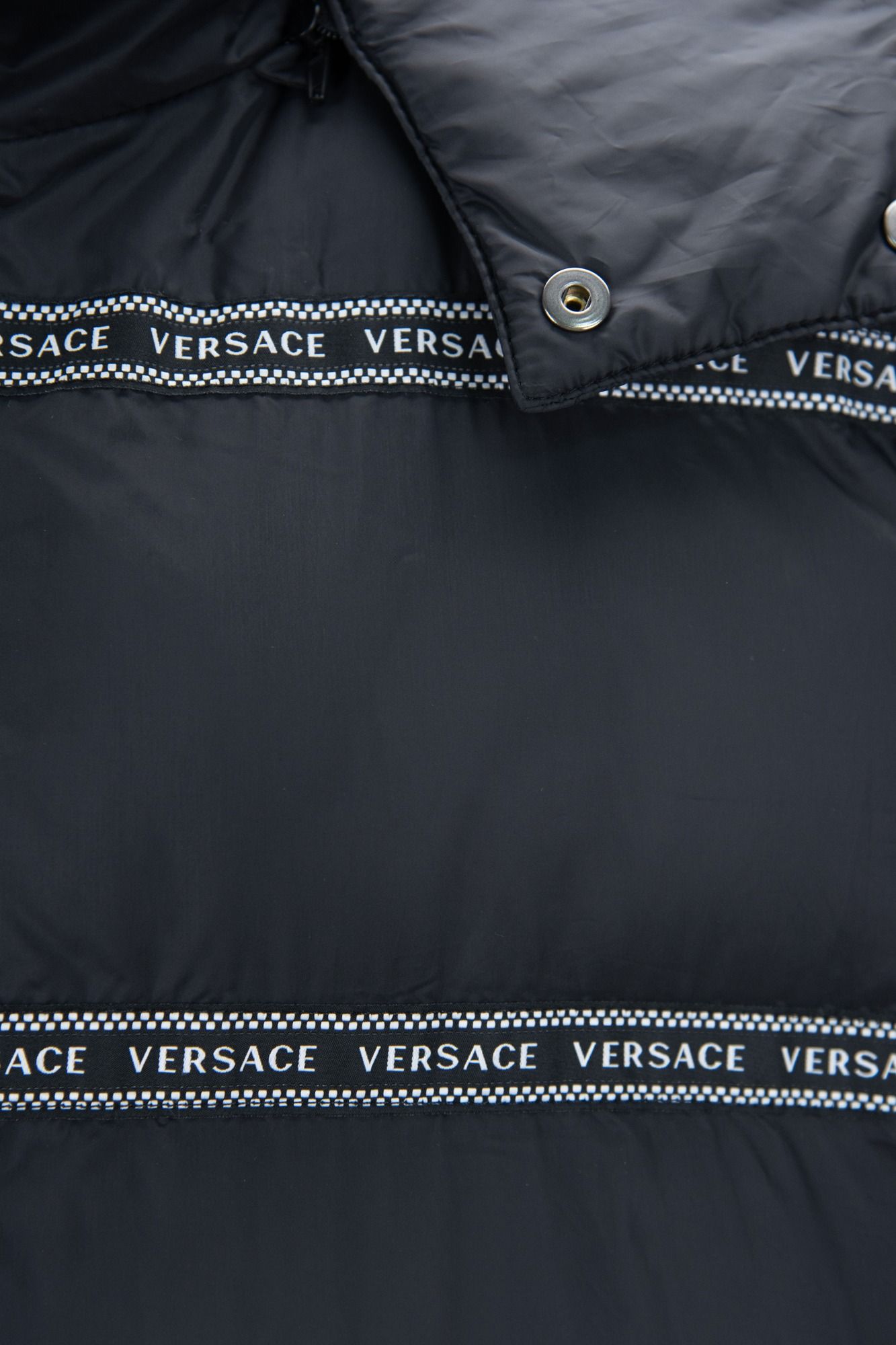 Versace Black Polyester Body Warmer
