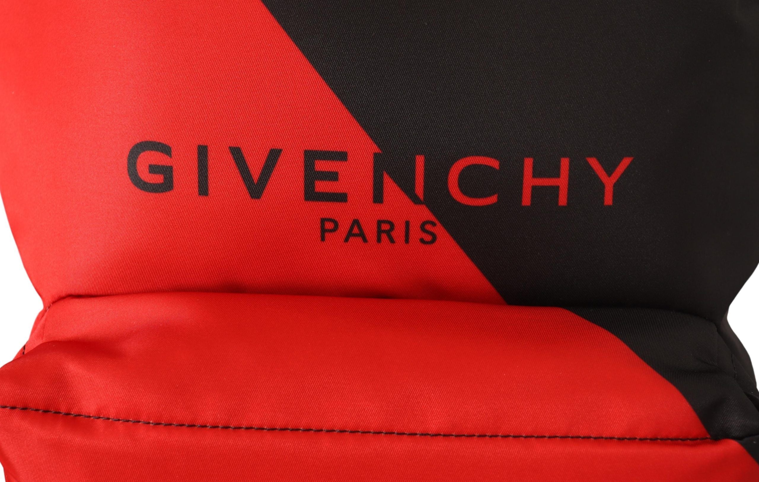 Givenchy Rode & Zwarte Nylon Rugzak