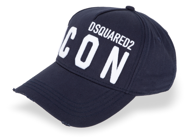 Dsquared2 Cap Blue With Icon & DS2 Logo Embroidered